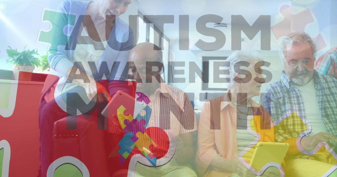 Autism Awareness Month with Seniors Using Technology