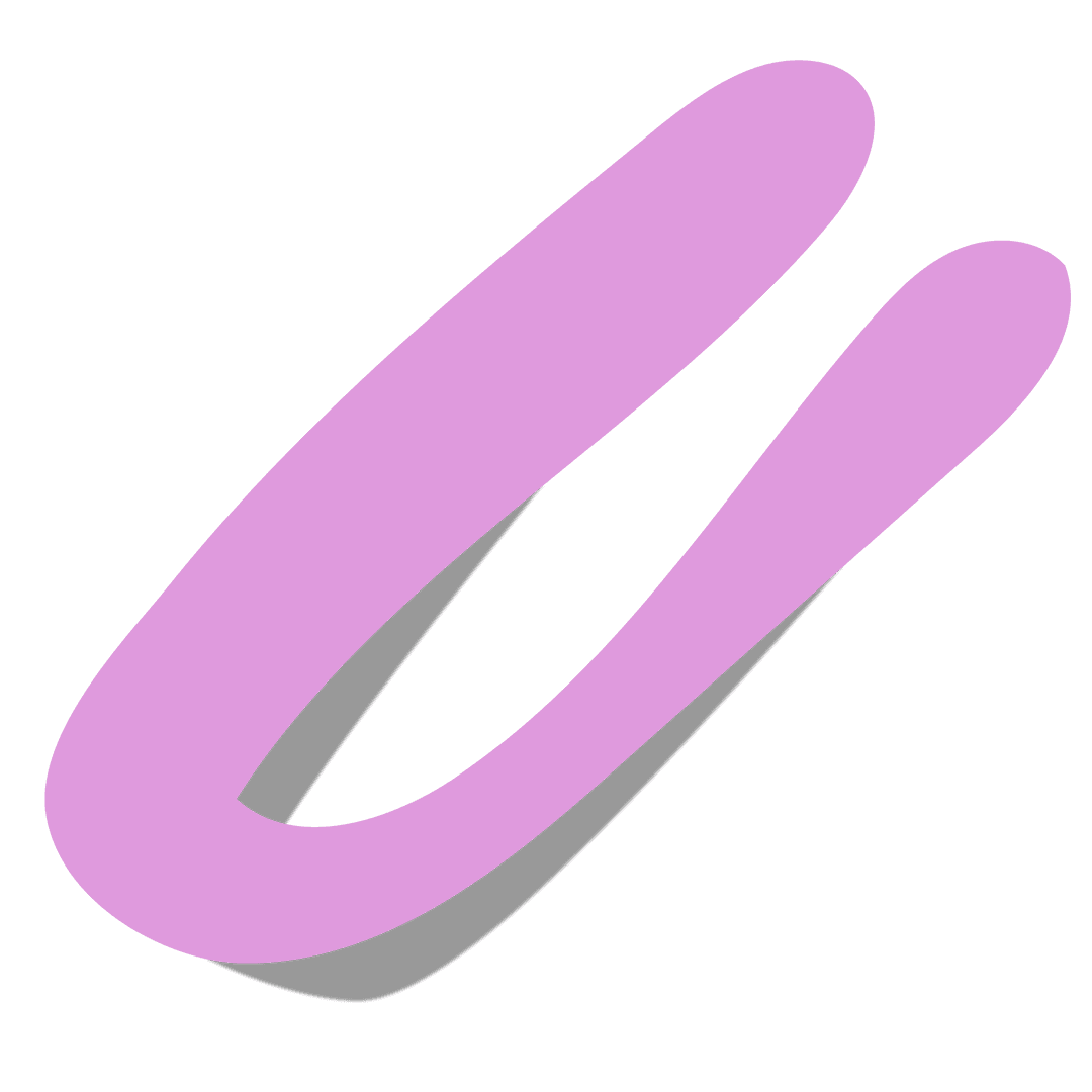 Modern Minimalist Pastel Pink Loop with Transparent Background