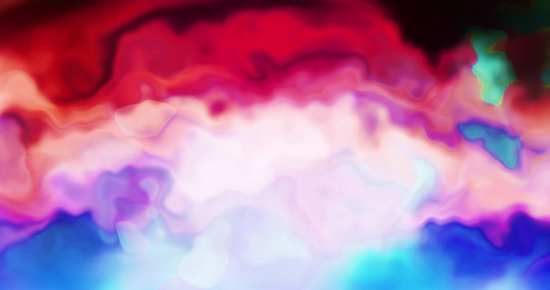 Colorful Liquid Flow Effect Digital Abstraction