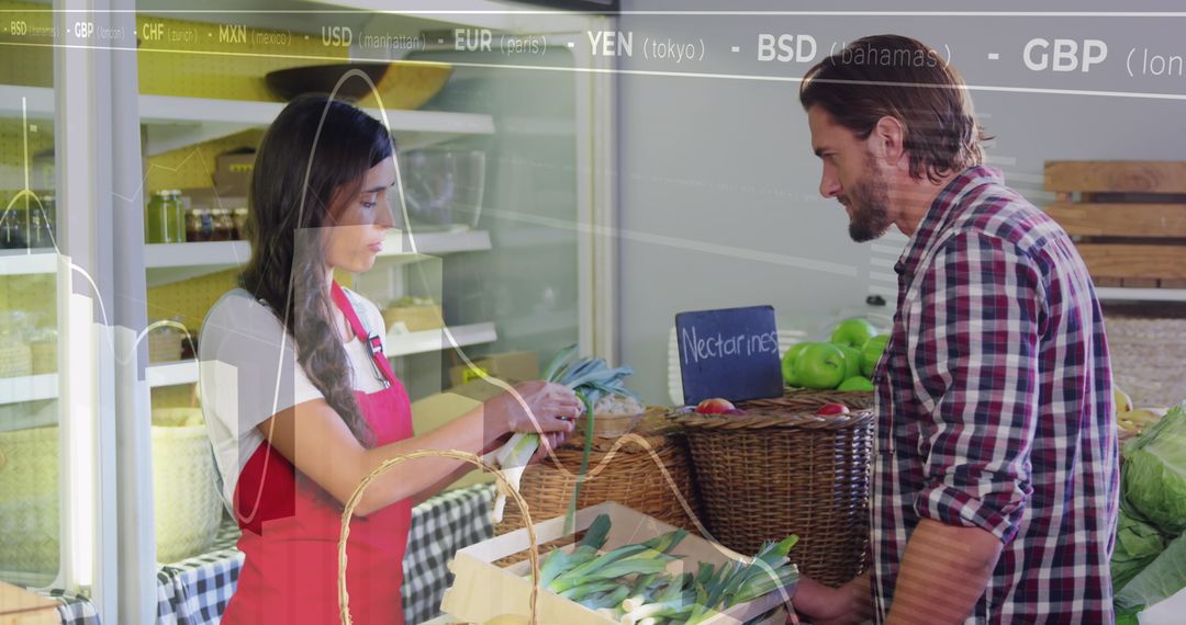 Digital Financial Overlay on Local Market Exchange