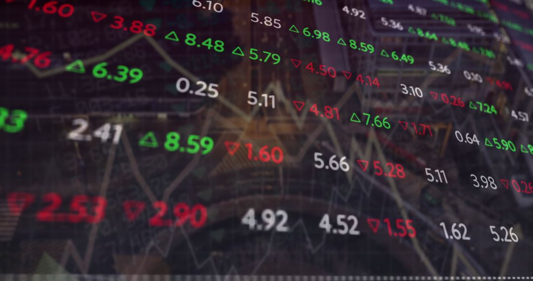 Dynamic Financial Market Statistics with Rising and Falling Indicators