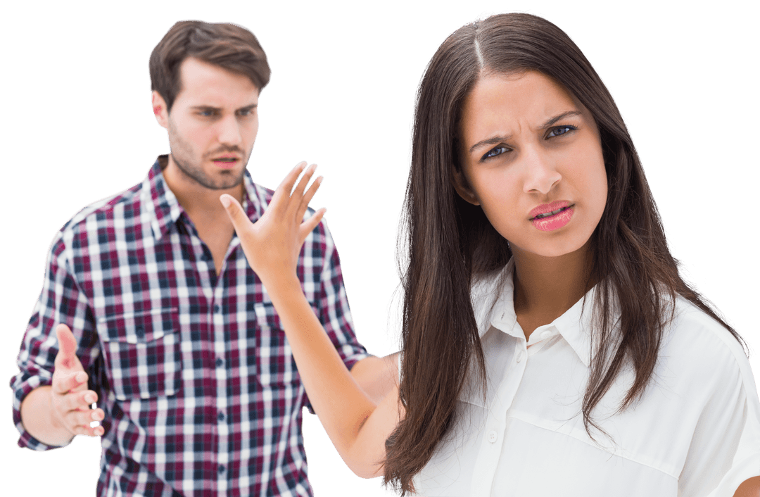 Transparent Disagreement Between Couple with Emotional Tension