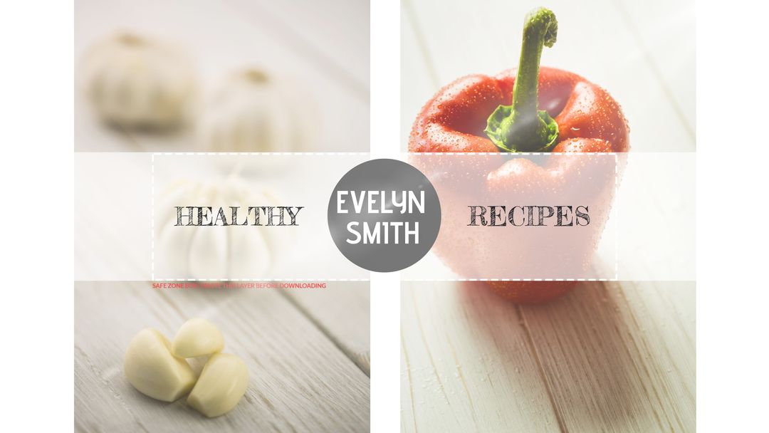 Tempting Fresh Garlic and Tomato for Culinary Branding Design