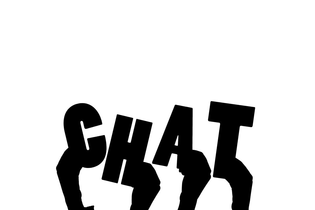 Transparent Illustration of Hands Chatting on Phone