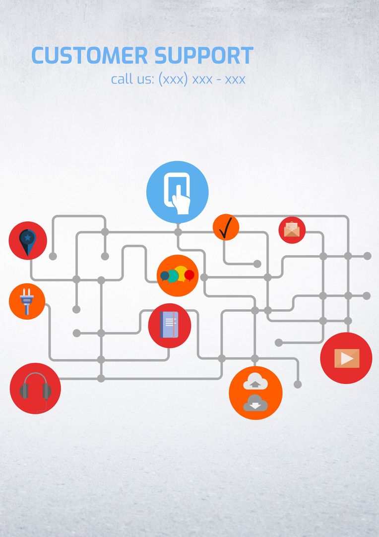 Customer Support Maze Representing Problem Solving - Download Free Stock Images Pikwizard.com