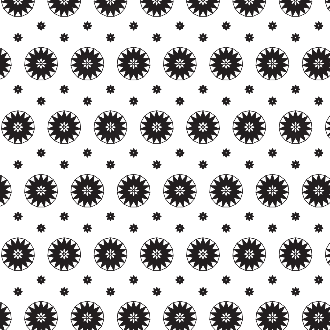 black rosettes pattern on transparent background vector - Download Free Stock Images Pikwizard.com