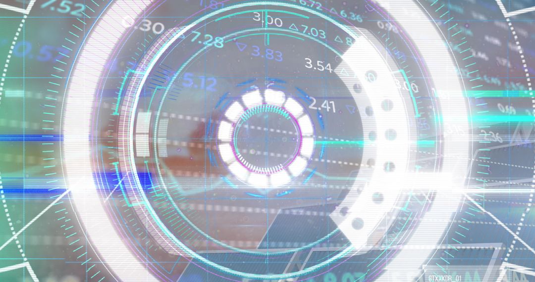 high-tech digital interface showing data processing - Free Images, Stock Photos and Pictures on Pikwizard.com