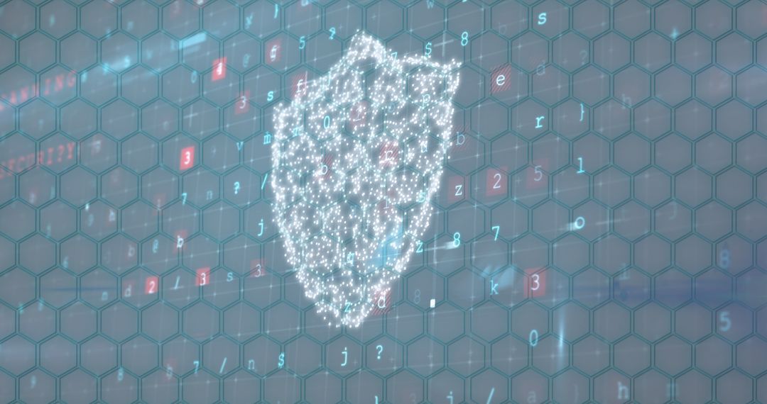 Cybersecurity and Data Sanctuary with Shield Icon