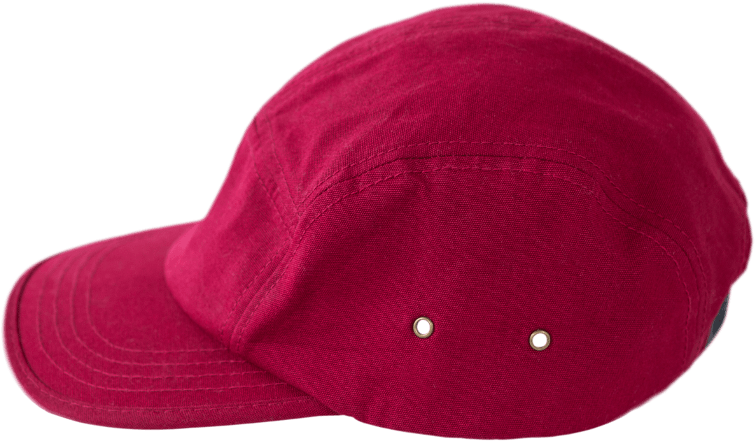 Close-Up Transparent View of Vibrant Pink Cap