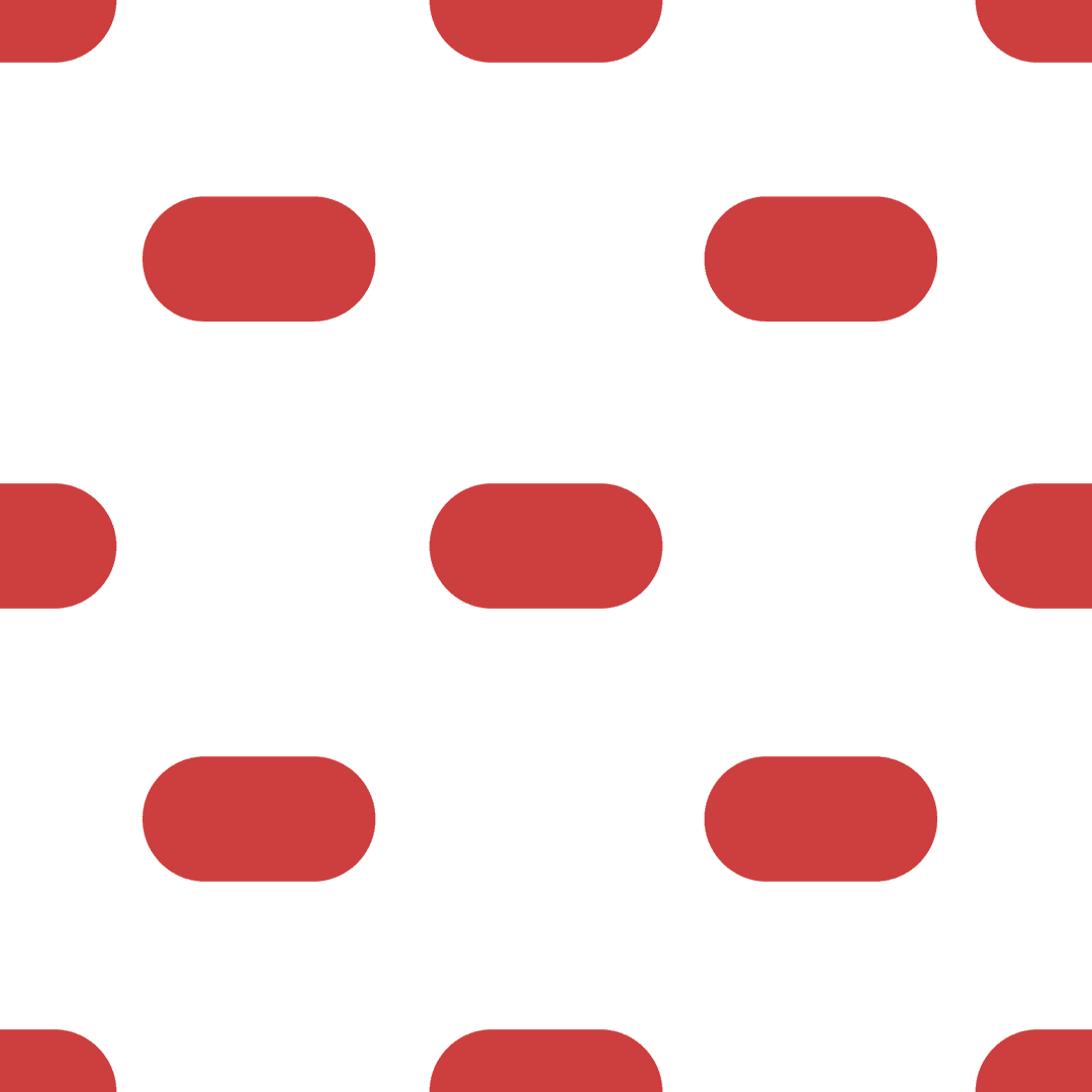 Seamless Red Capsule Pattern on Transparent Background for Bold Design