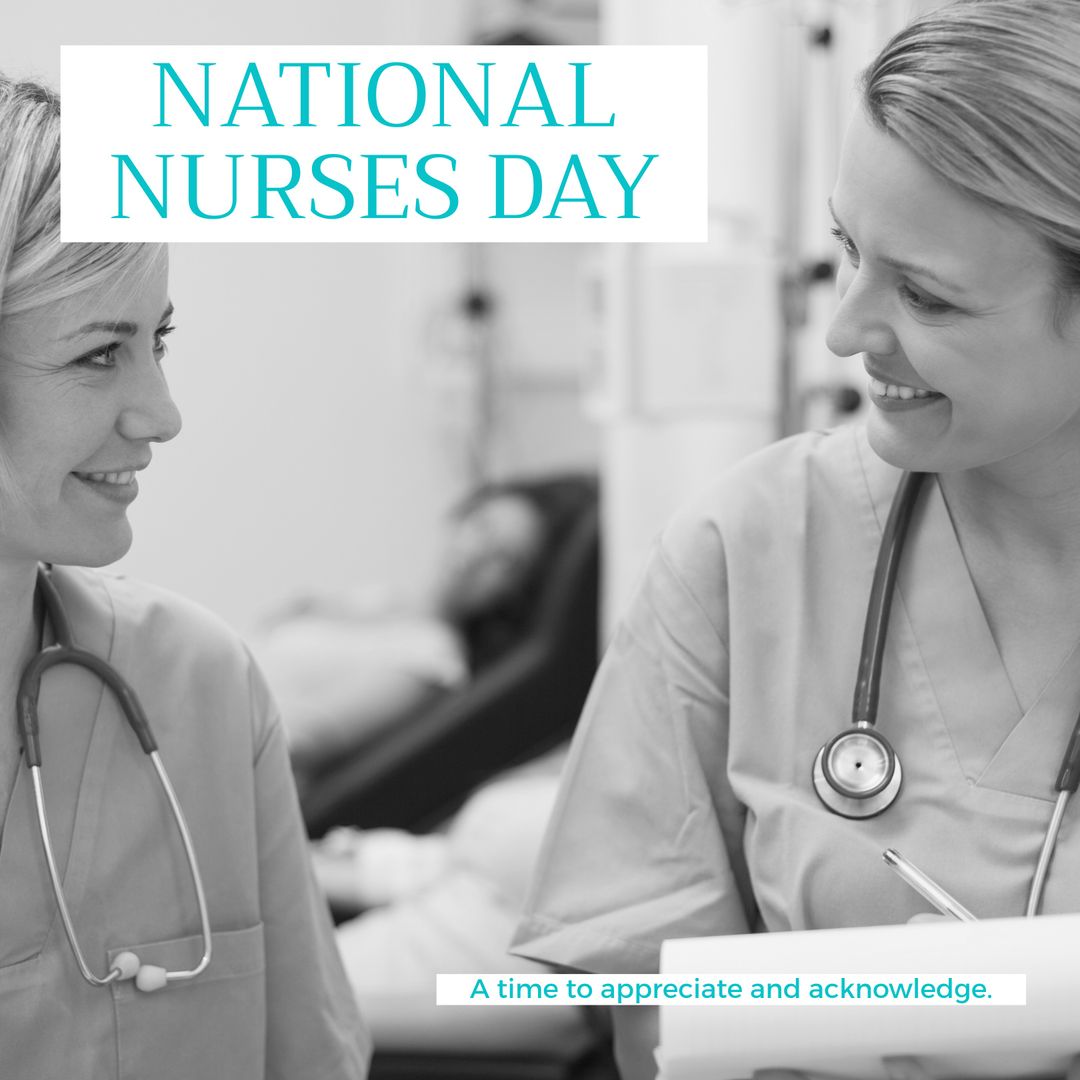 National Nurses Day: Smiling Nurses in Hospital