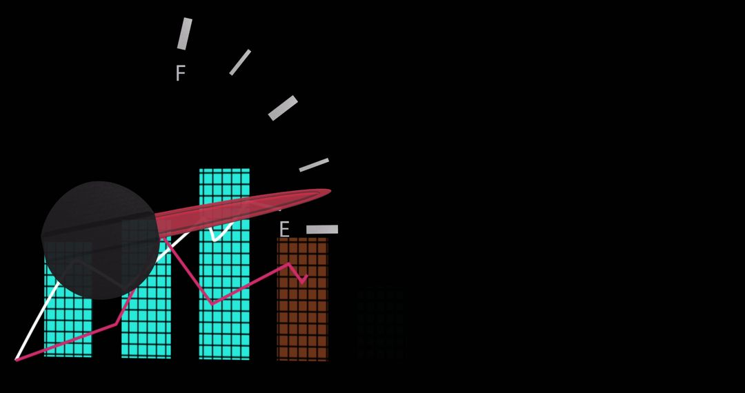 Data Visualization Over Audi Dashboard Concept