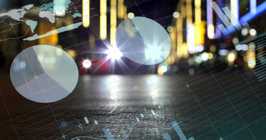 Futuristic Urban Interaction of Reflective Street and Digital Data