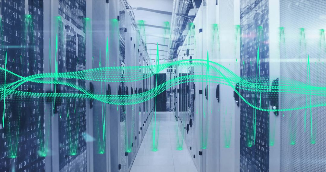 Advanced Data Processing Technology in Modern Server Room