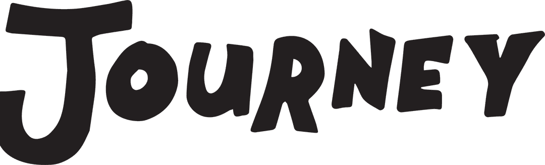 Journey Text on Transparent Background for Design Projects