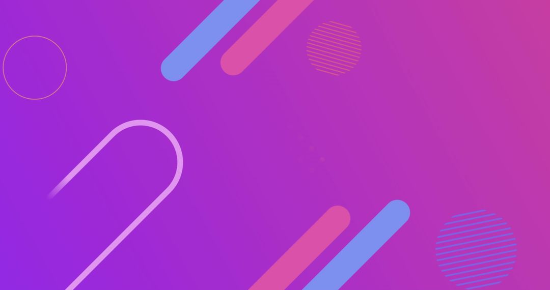 Vibrant Gradient Background with Abstract Geometric Shapes