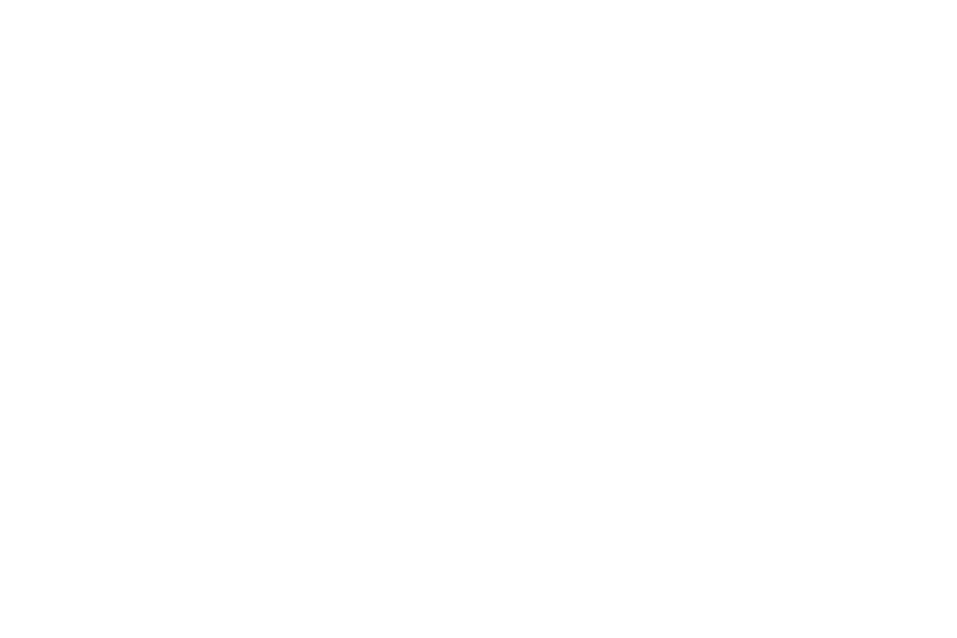 Hanging White Snowflakes on Transparent Background