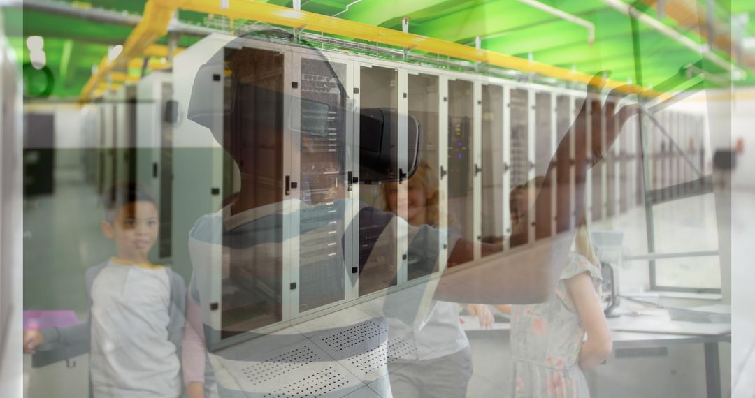 Future Education: Children Explore Virtual Reality in Tech Classroom