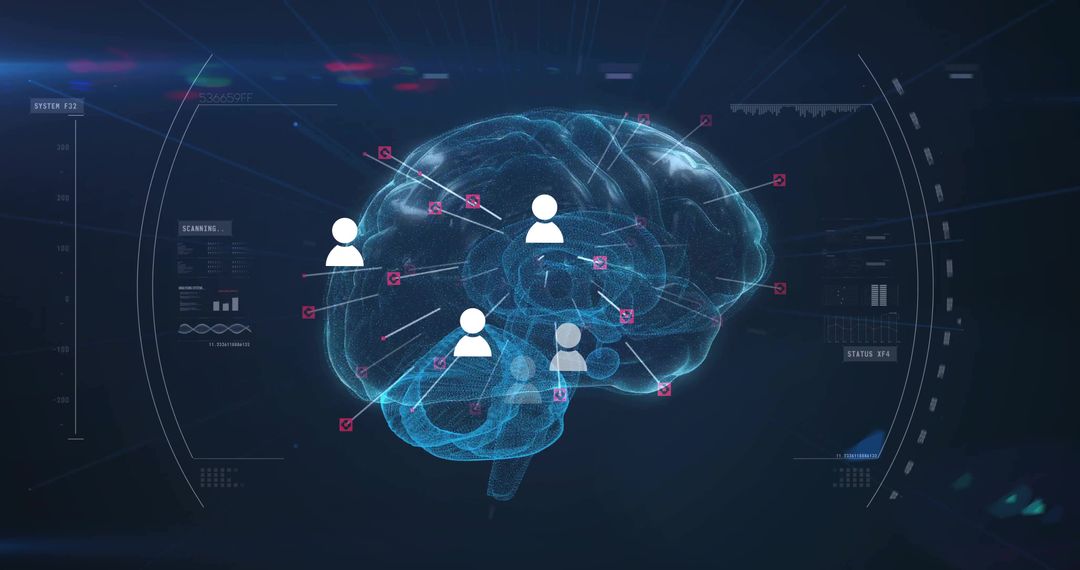 Holographic 3D Brain Interface with User Profiles