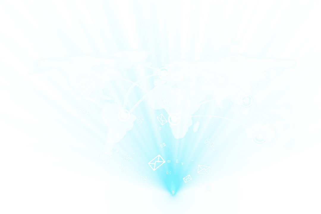 Transparent Global Communication Network Digital Artwork