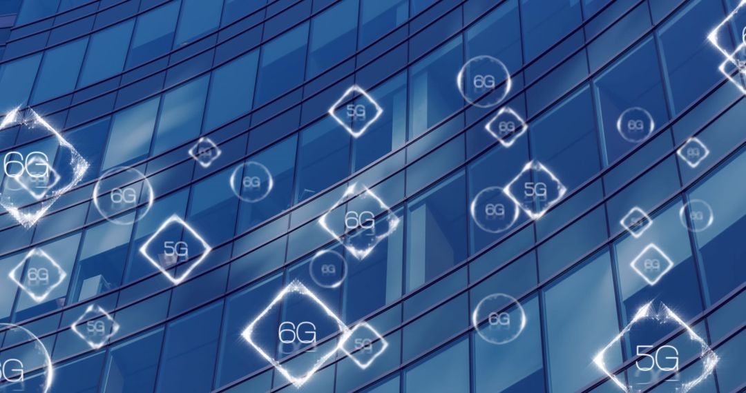 5G Technology Network Overlay on Urban Architecture