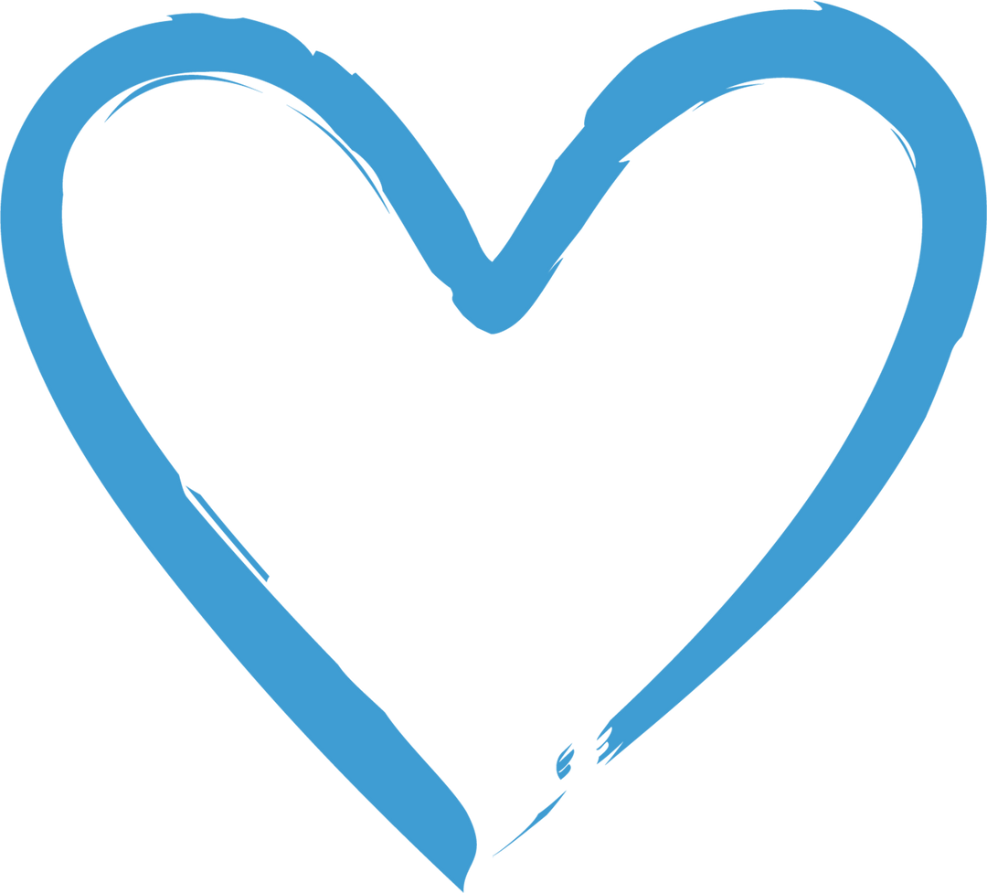 Blue Heart Symbol Illustration on Transparent Background - Download Free Stock Images Pikwizard.com