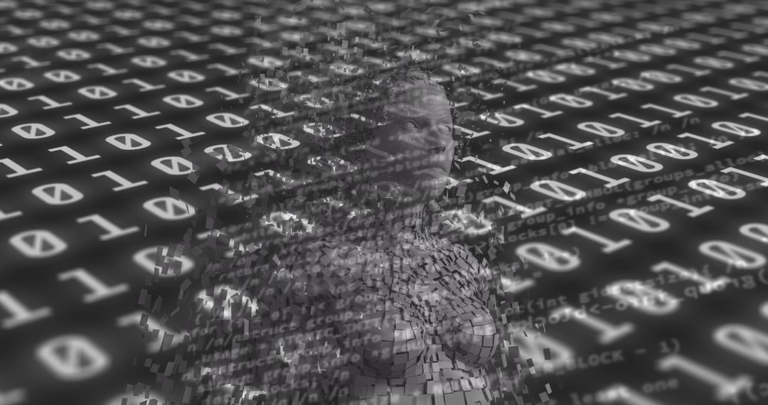 Human-Data Fusion with Binary Code Integration - Free Images, Stock Photos and Pictures on Pikwizard.com
