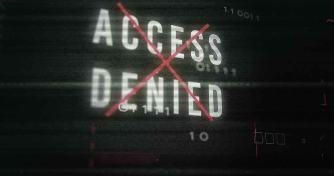 Digital Access Denied with Data Interface Effect