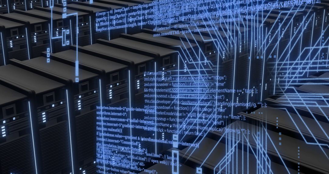 Digital data processing over computer servers and circuit board