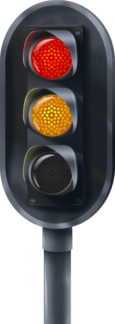 Traffic Light PNG Illustration on Transparent Background