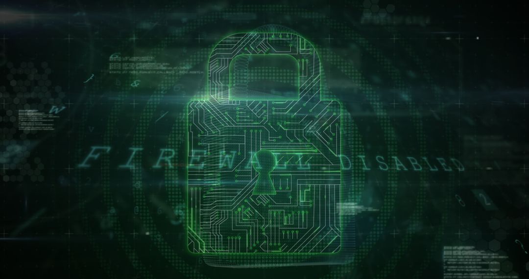 Digital Padlock Security System with Data Overlay