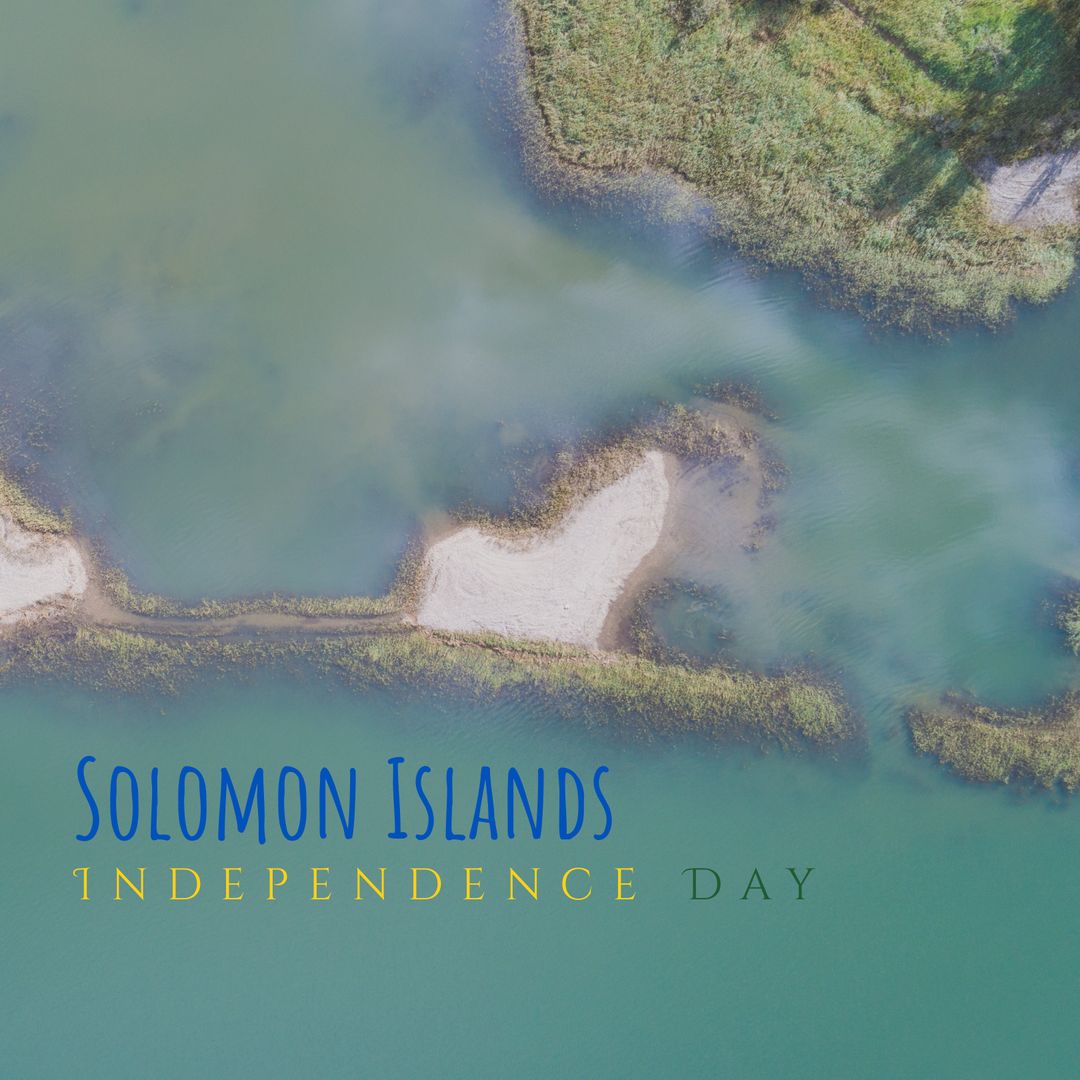 Solomon Islands Independence Day Aerial Scenic View