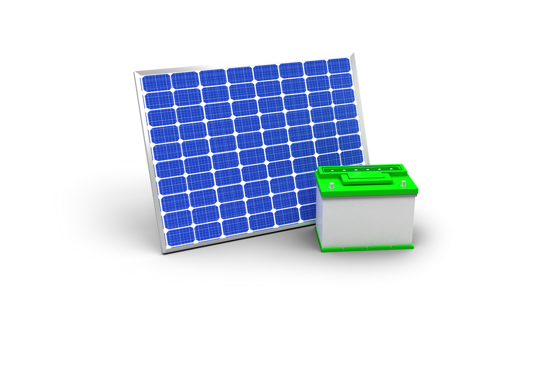 Transparent 3D Solar Panel with Battery Vector Illustration - Download Free Stock Images Pikwizard.com