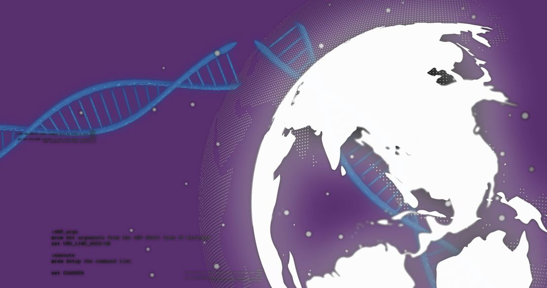 Digital World with DNA Strands and Data