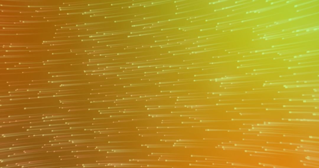 Glowing Lights and Trails Abstract Background in Yellow
