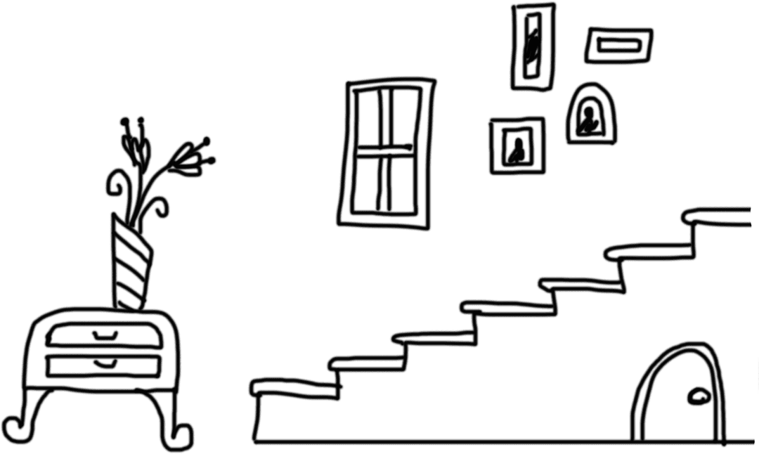 Modern Transparent Staircase in Luxurious Living Room Design