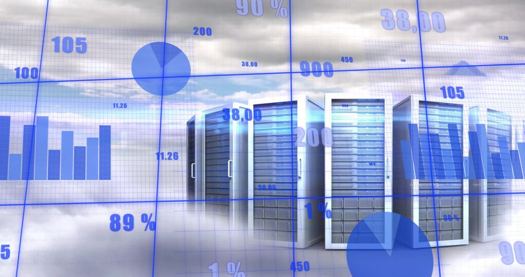 Cloud Computing Servers with Digital Data Processing Overlay