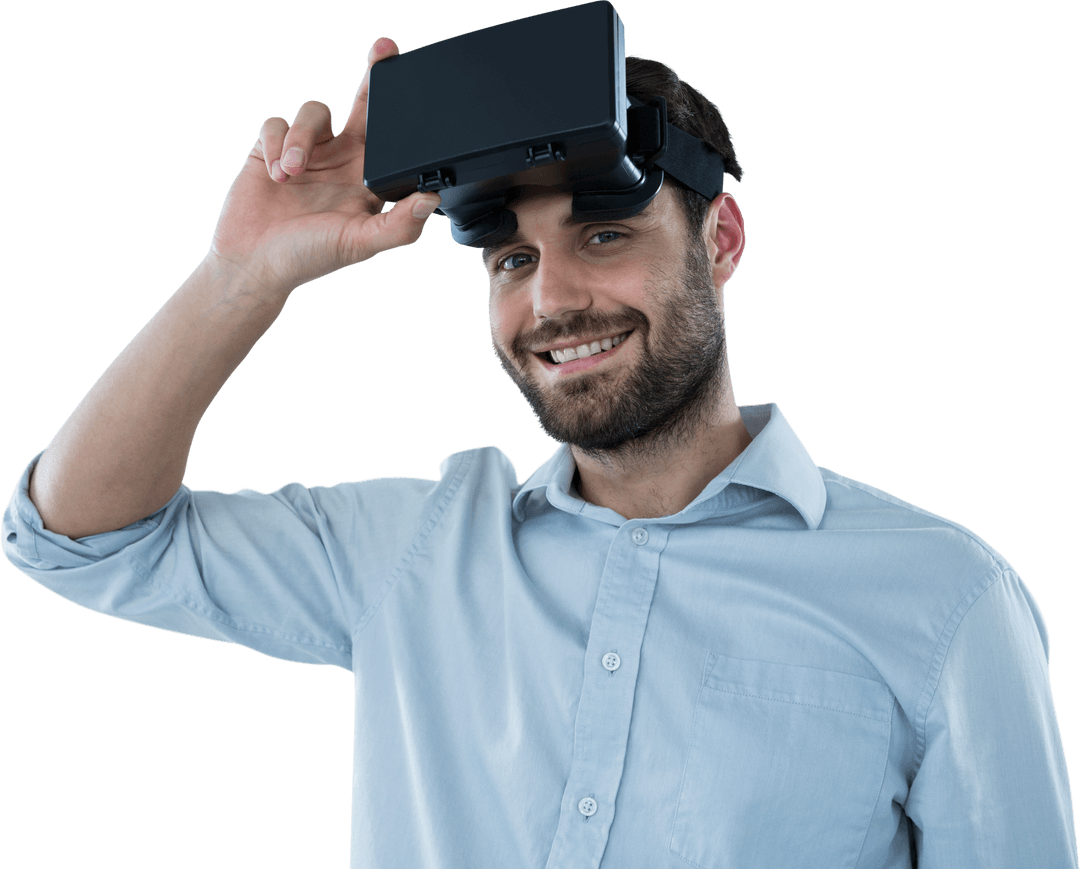 Transparent Virtual Reality Experience Enthusiast