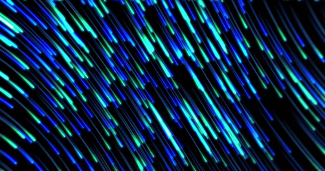 Dynamic Neon Light Streaks with Diagonal Motion