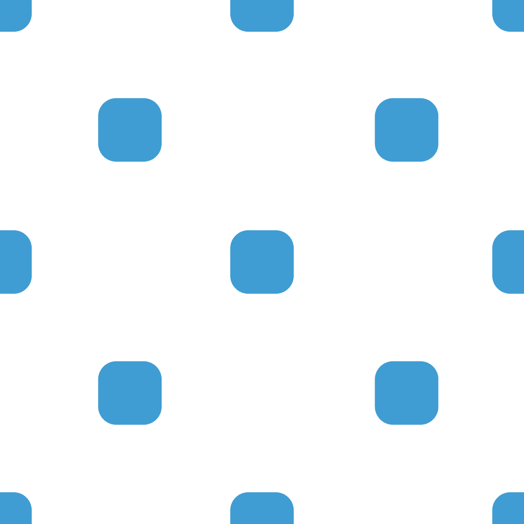 Blue repeat shapes on transparent background design
