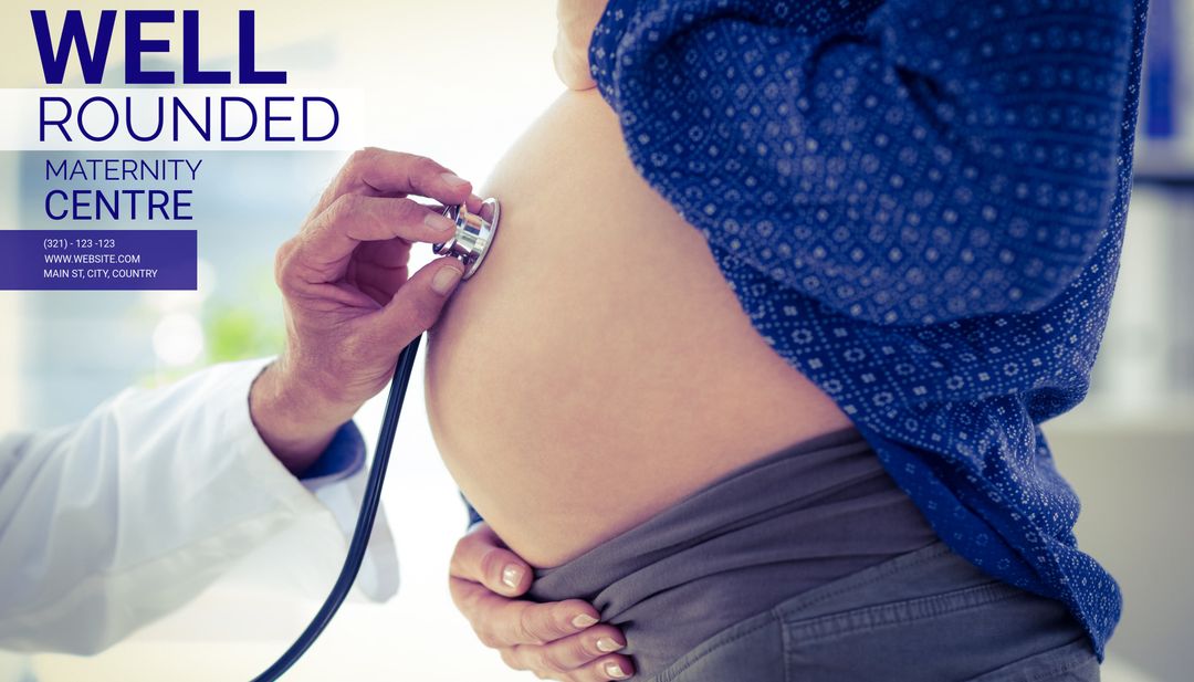 Professional Prenatal Checkup Highlighting Maternity Care