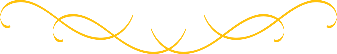 Elegant Yellow Curved Pattern on Transparent Background