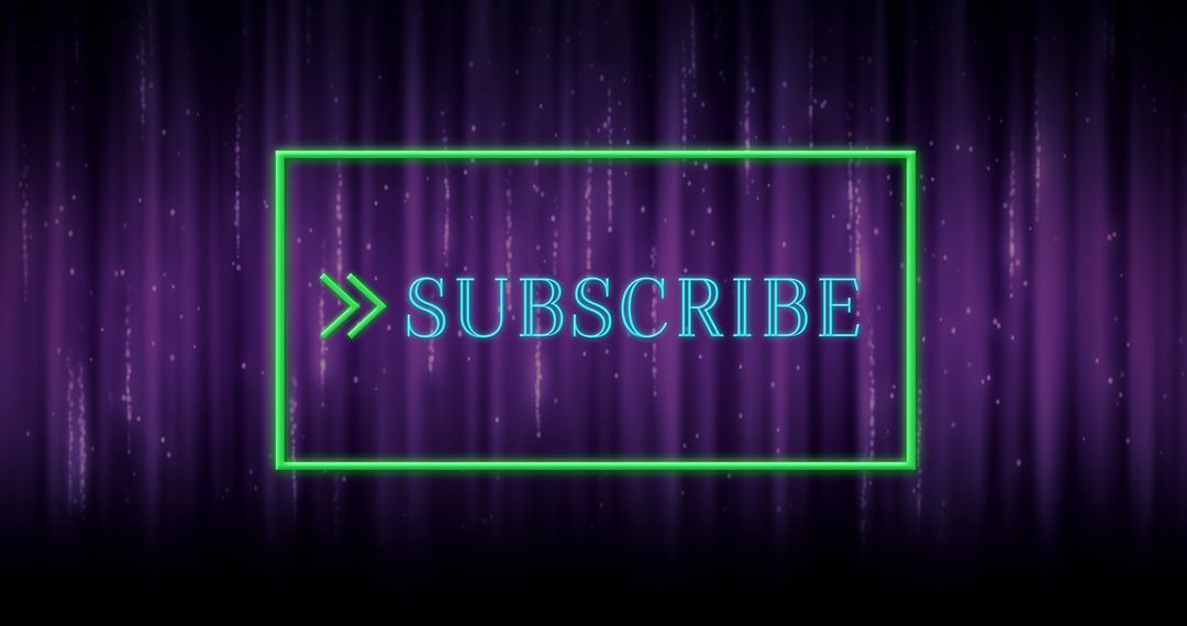 Glowing Subscribe Button Illustration Against Abstract Background - Free Images, Stock Photos and Pictures on Pikwizard.com