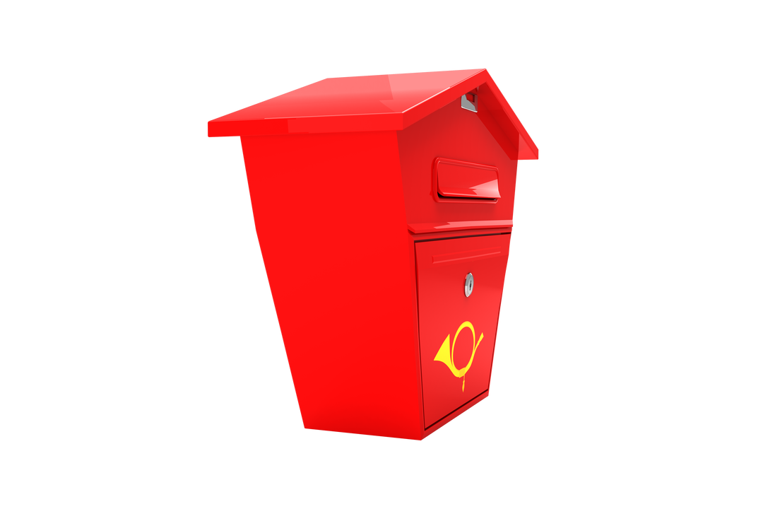 Isolated Transparent Red Mailbox Icon with Letter Slot - Download Free Stock Images Pikwizard.com