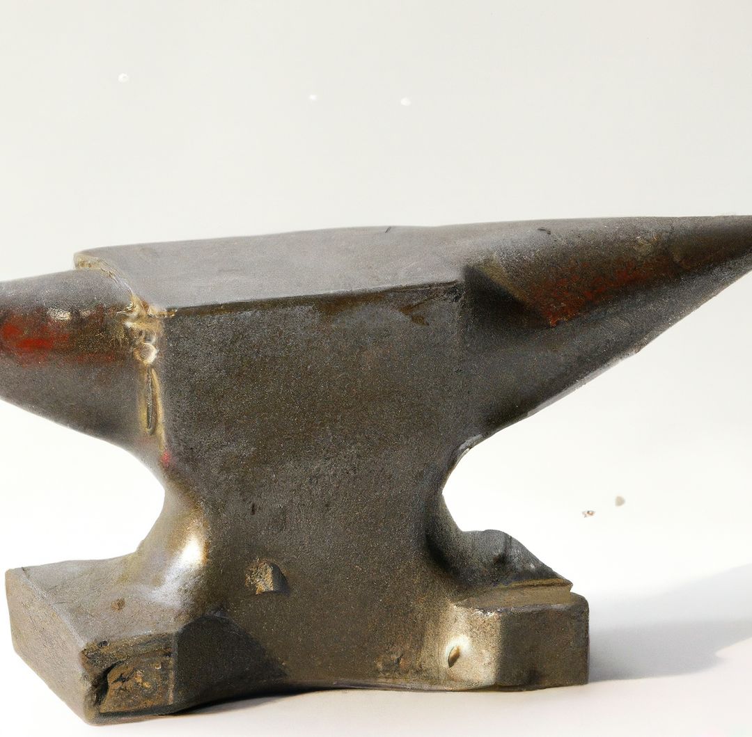 Rustic Metal Anvil on Plain White Background - Free Images, Stock Photos and Pictures on Pikwizard.com