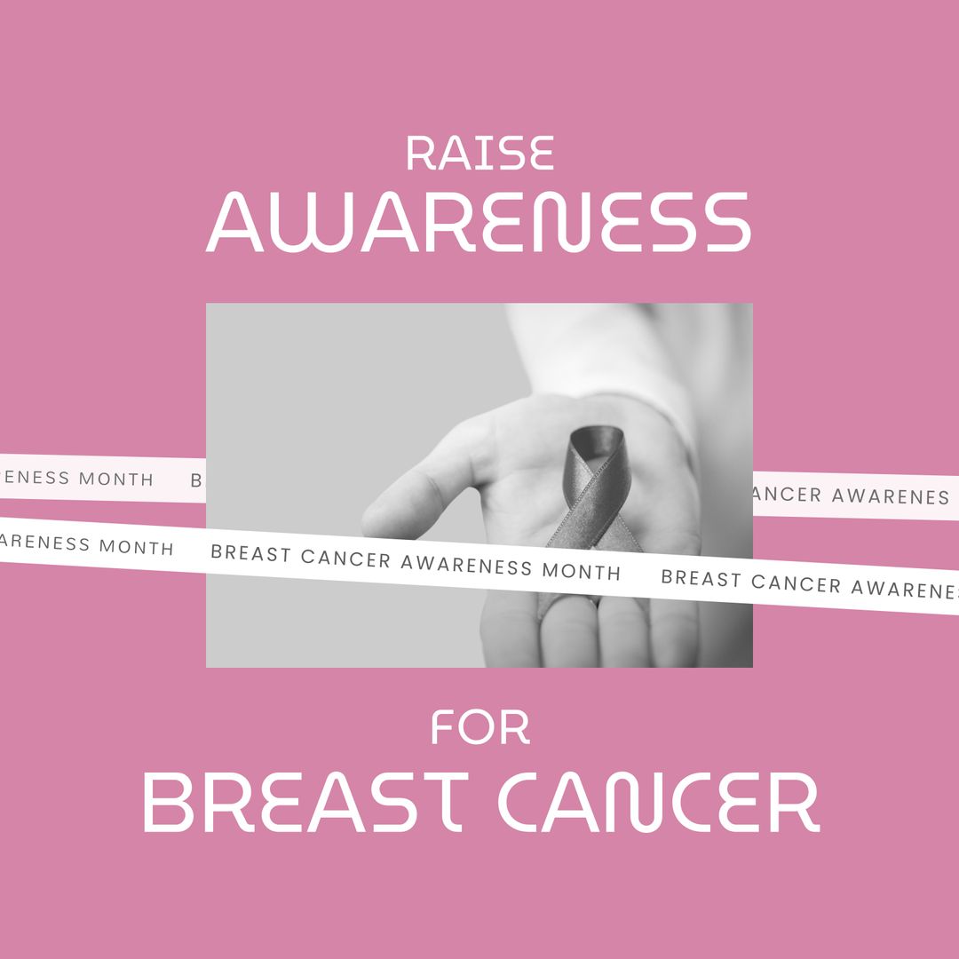 Raise Breast Cancer Awareness with Powerful Symbolism - Download Free Stock Templates Pikwizard.com