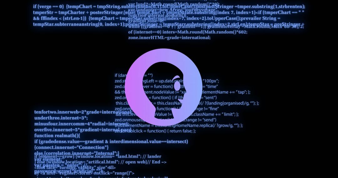 Futuristic AI Data Processing and Cybersecurity Concept