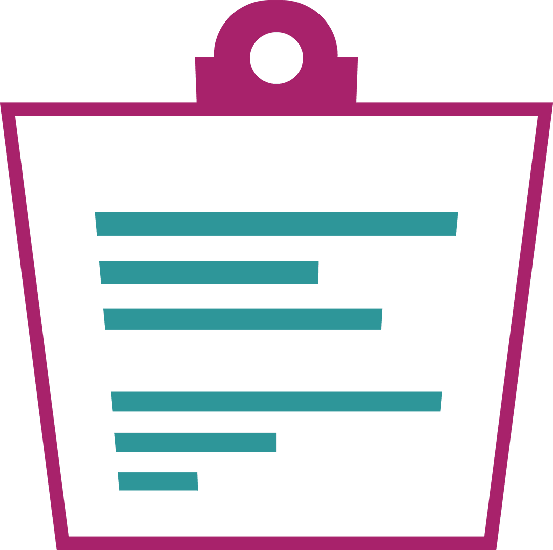 Colorful Digital Notebook Illustration on Transparent Background