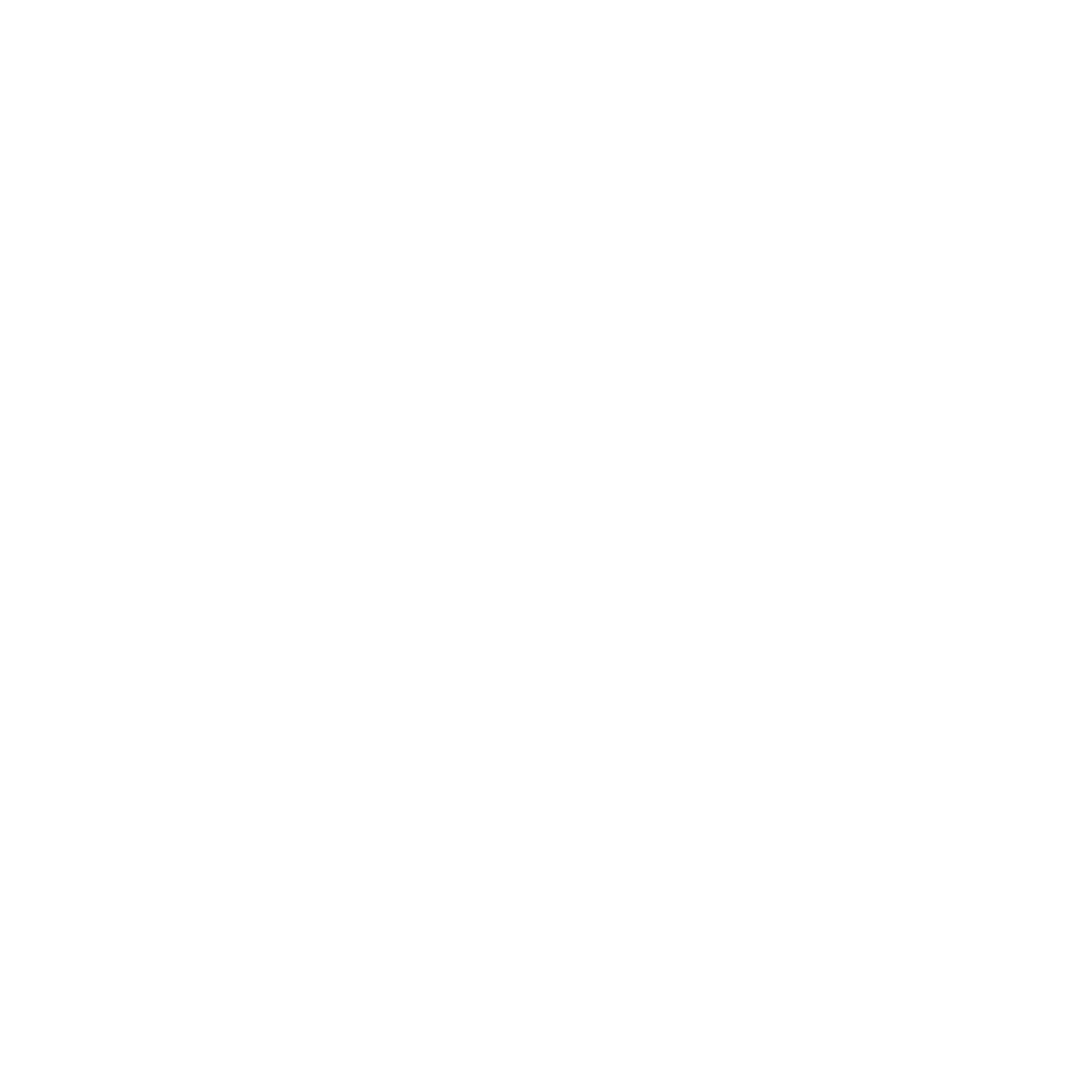 Division Symbol with White Bar and Circles on Transparent Background