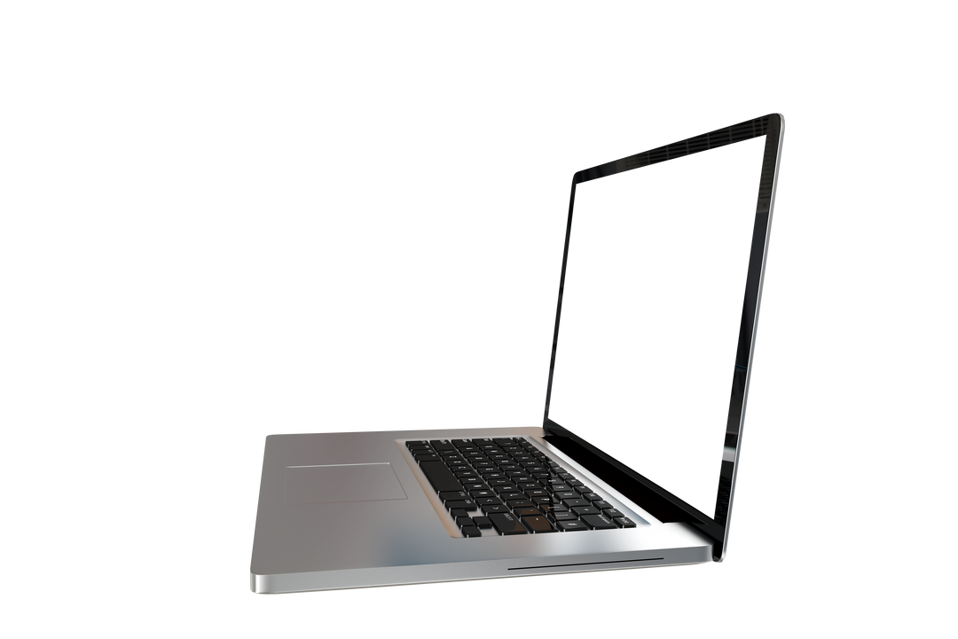 Modern digital laptop with transparent background - Download Free Stock Images Pikwizard.com